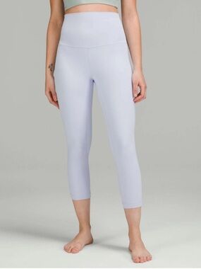 Lululemon Align Crop 21” Double-Lined Leggings - Light Blue - Size 12